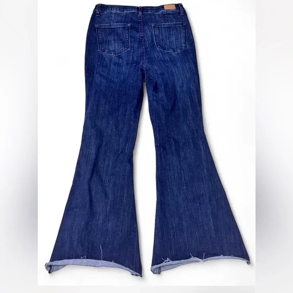 Judy Blue Dark Indigo Flare Jeans - Picture 6 of 7